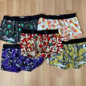 Bundle of 5 MeUndies, “Halloween” Men’s Boxer Briefs, NWOT, Size Small